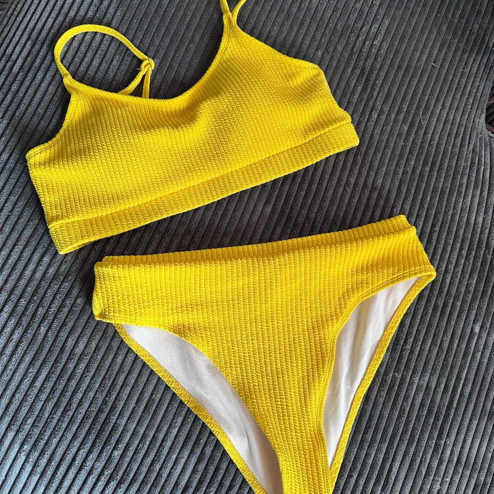Forever 21 Yellow Bikini Set